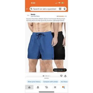 Men's Athletic Gym Shirts Quick Dry Light Weight - Medium - Brand New